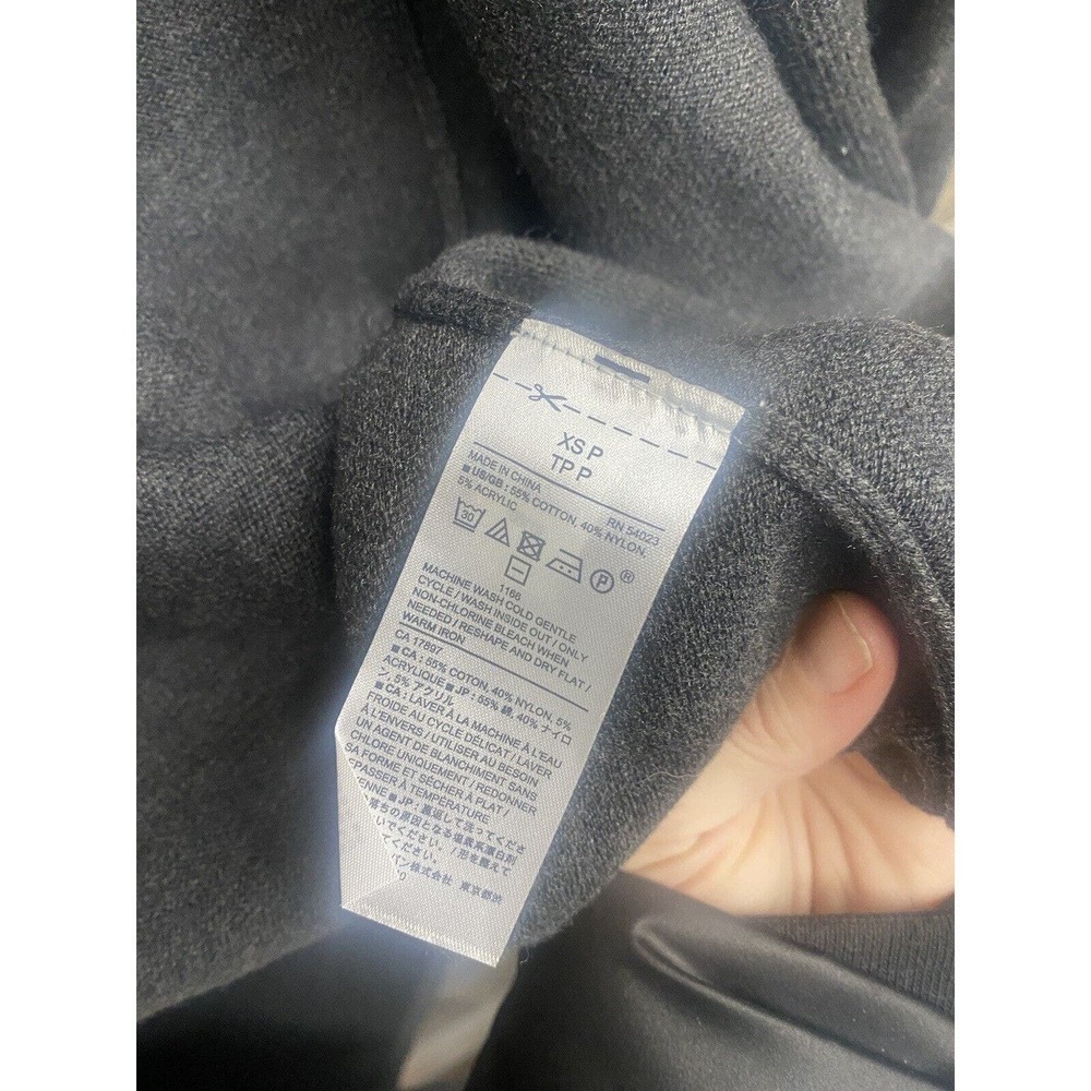 Banana Republic Petite XS Grey Long Sleeve Cardigan Sweater Casual New - Picture 5 of 5